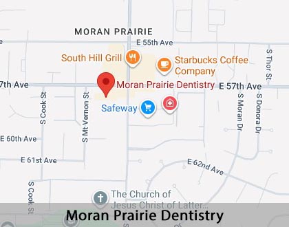 Map image for Options for Replacing Missing Teeth in Spokane, WA